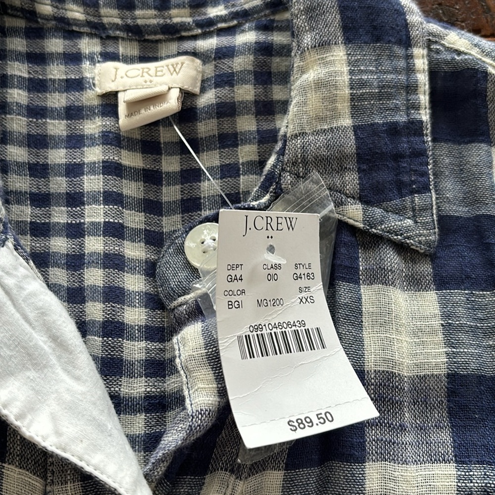 J. Crew Blue Mini Dress - Picture 2 of 7
